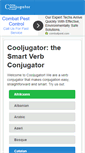 Mobile Screenshot of cooljugator.com